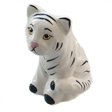 Фігурка 11 см Тигр білий (порцеляновий)